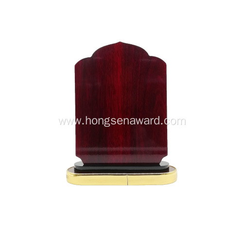 Stock Souvenir Wooden award plaque frame trophy